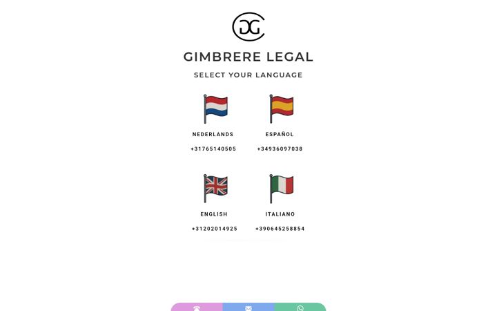 Screenshot of gimbrere.nl