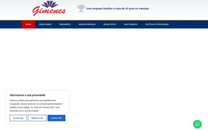 Screenshot of gimenesturismo.com