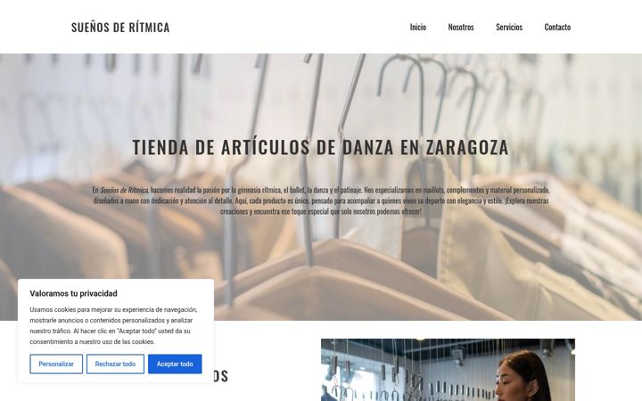 Screenshot of gimnasiaritmica.es