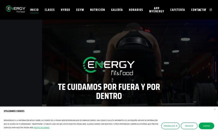Screenshot of gimnasioenergyalbacete.es