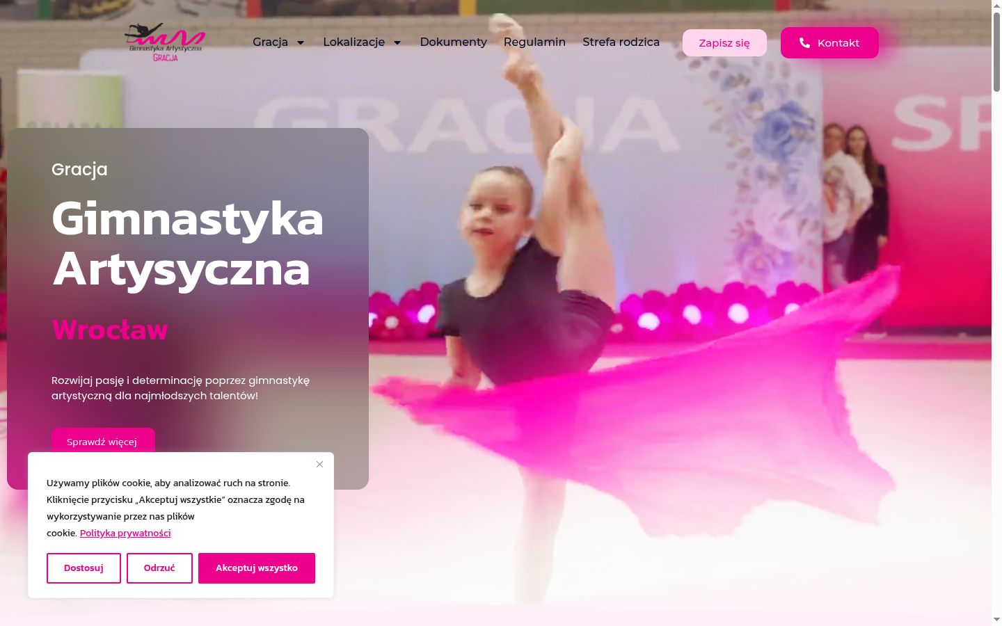 Snímka obrazovky banera súhlasu zobrazeného pred akoukoľvek interakciou