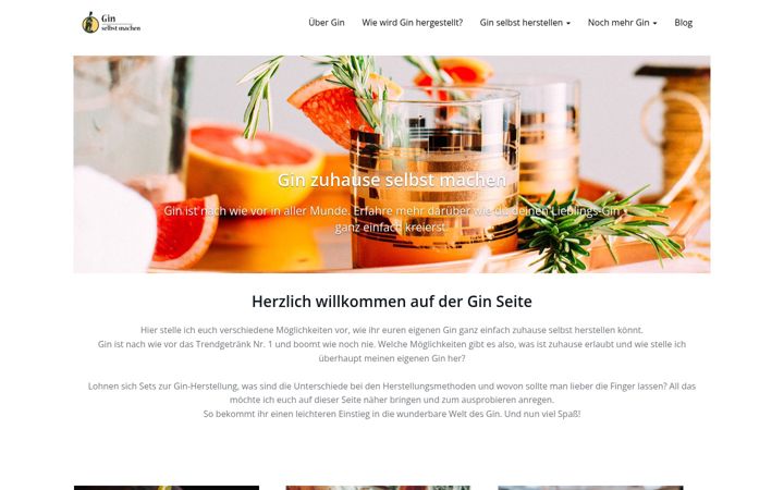 Screenshot of gin-selbst-machen.de