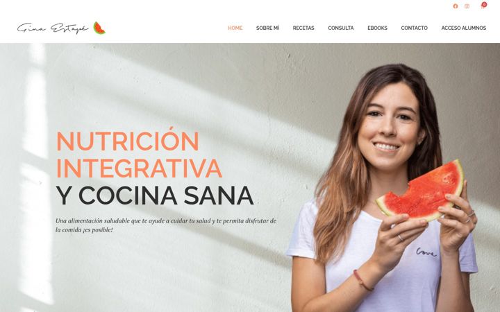 Ekrano kopija ginaestape.com