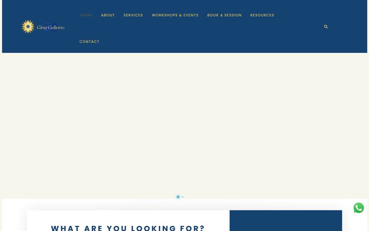 Screenshot of ginagaliano.com