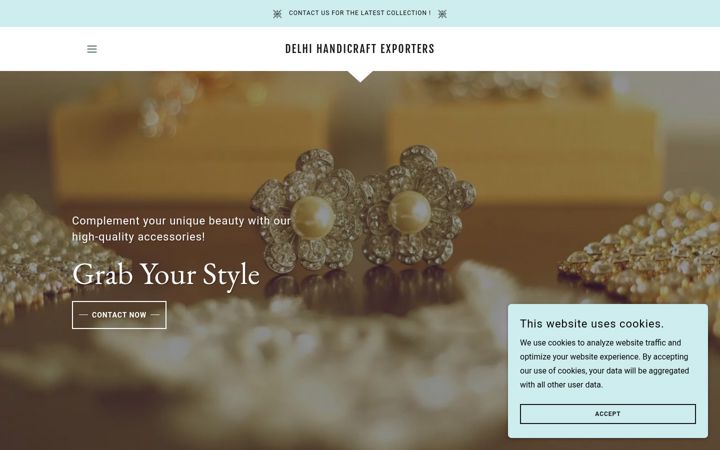 Screenshot of ginagbeauty.com