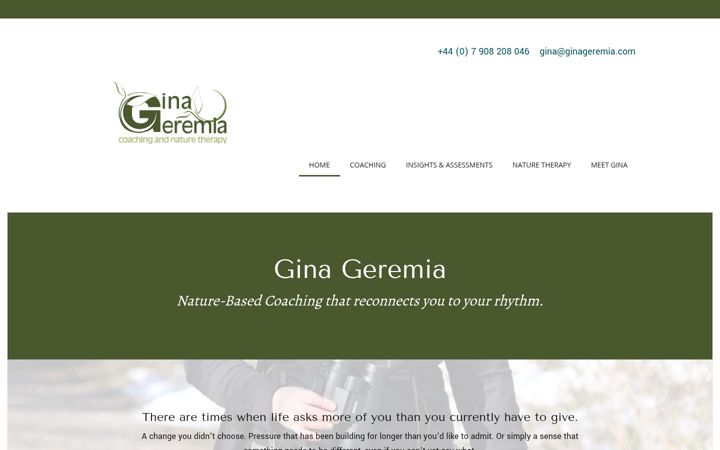 Screenshot of ginageremia.com