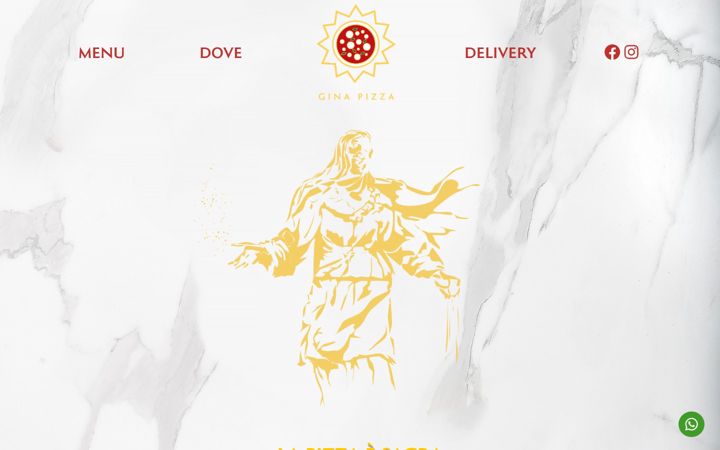 Screenshot of ginapizza.it