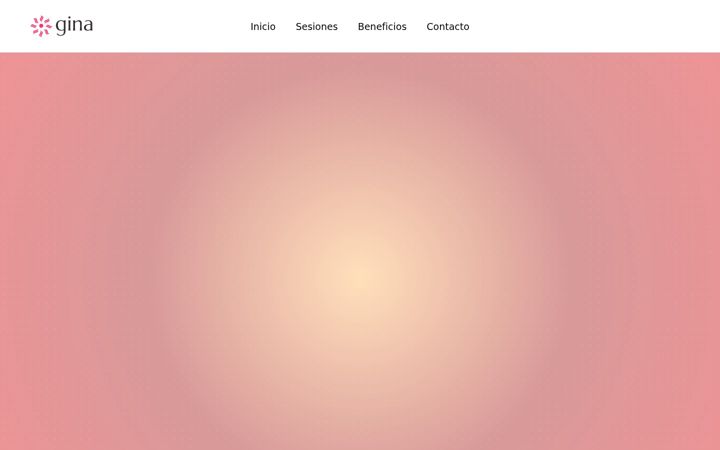 Screenshot of ginashypnowellness.com