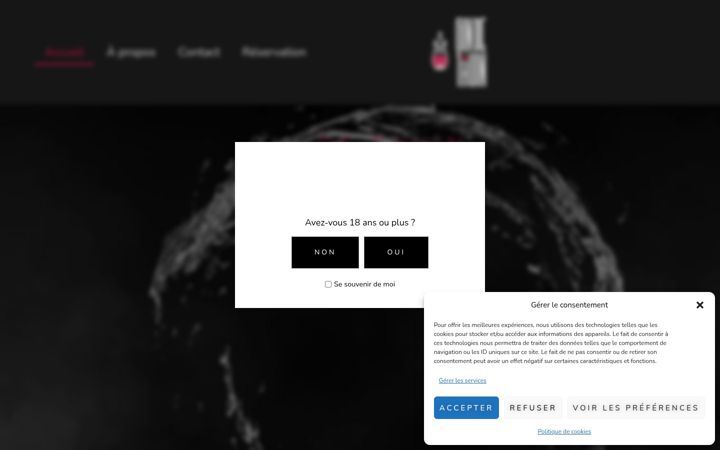 Screenshot of gindethuin.be