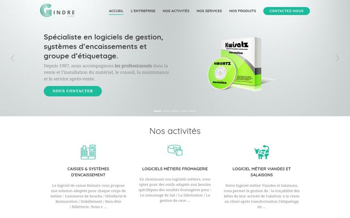 Screenshot of gindre-pesage.fr