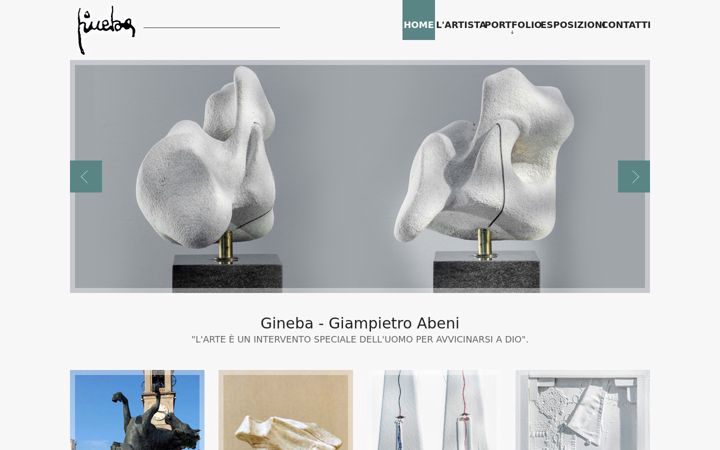 Screenshot of gineba.it