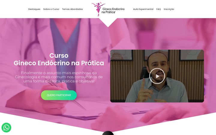 Screenshot of ginecoendocrinonapratica.com.br