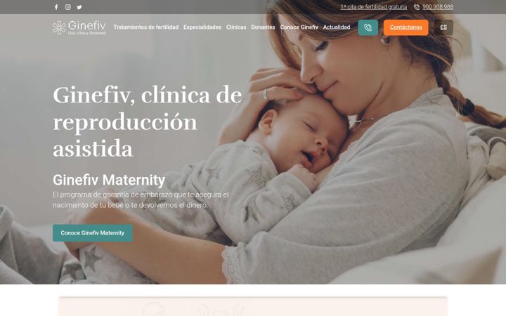 Screenshot of ginefiv.com