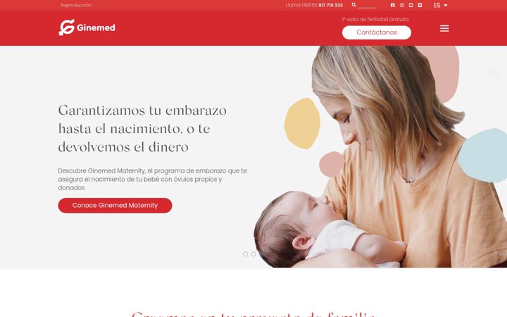 Screenshot of ginemed.es