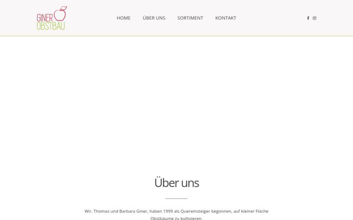 Screenshot of giner-obstbau.tirol