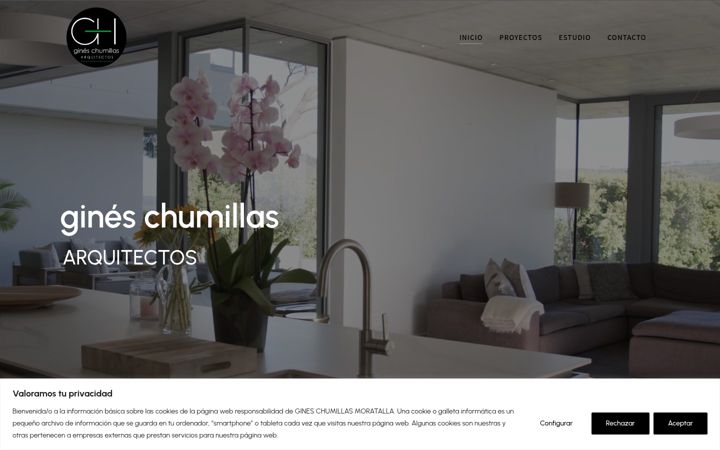 Screenshot of gineschumillas.com