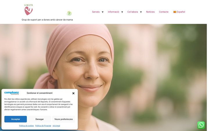 Screenshot of ginestavila.cat