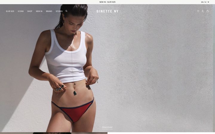 Screenshot of ginette-ny.com