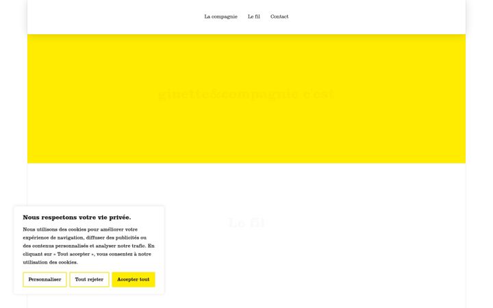 Screenshot of ginette.fr
