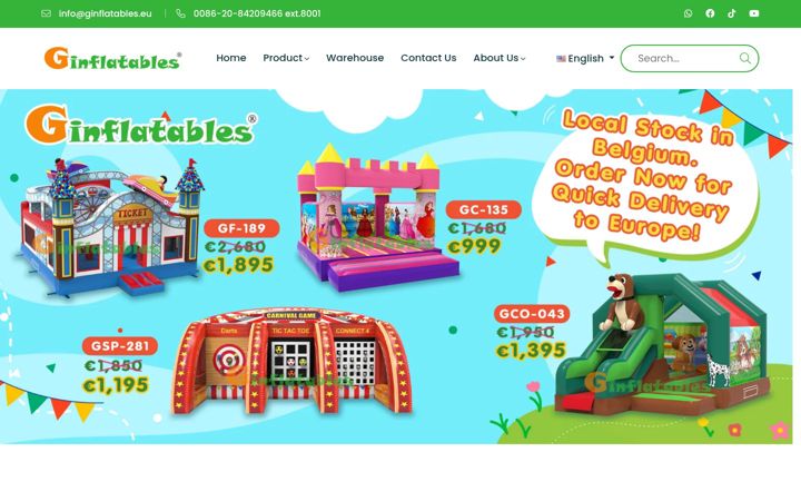 Screenshot of ginflatable.eu