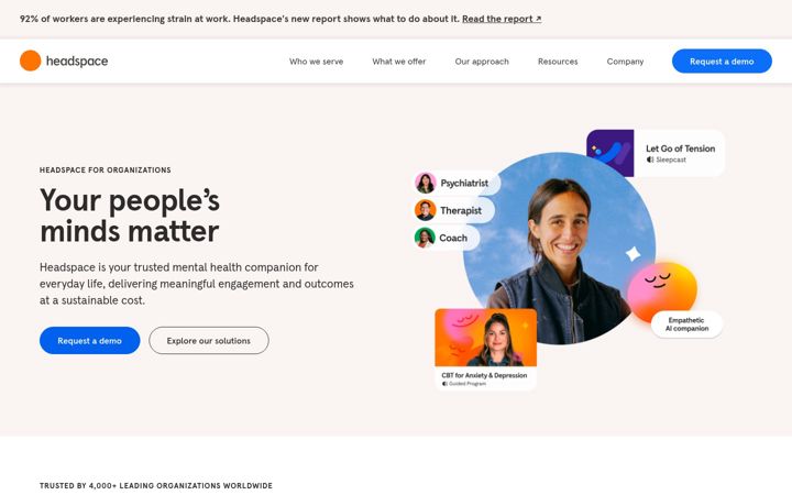 Screenshot of ginger.io