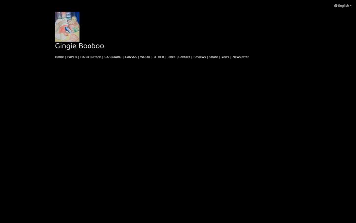 Screenshot of gingiebooboo.com
