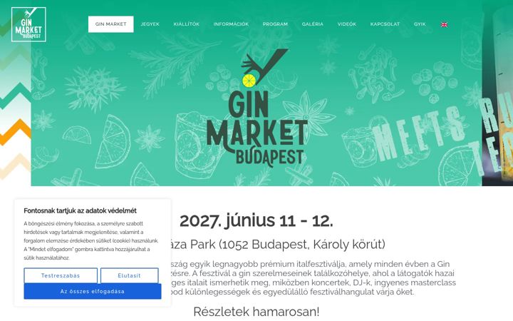 Screenshot of ginmarket.hu