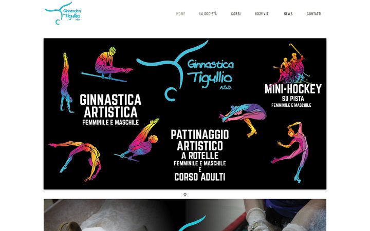 Screenshot of ginnasticatigullio.it