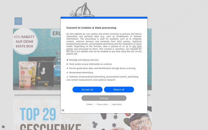 Screenshot of ginspiration.de