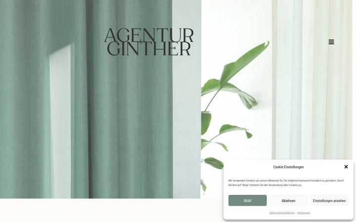 Screenshot of ginther.cc