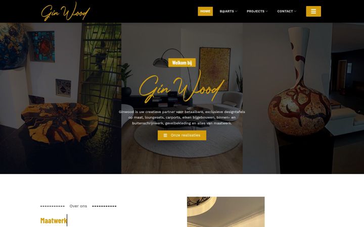 Screenshot of ginwood.be