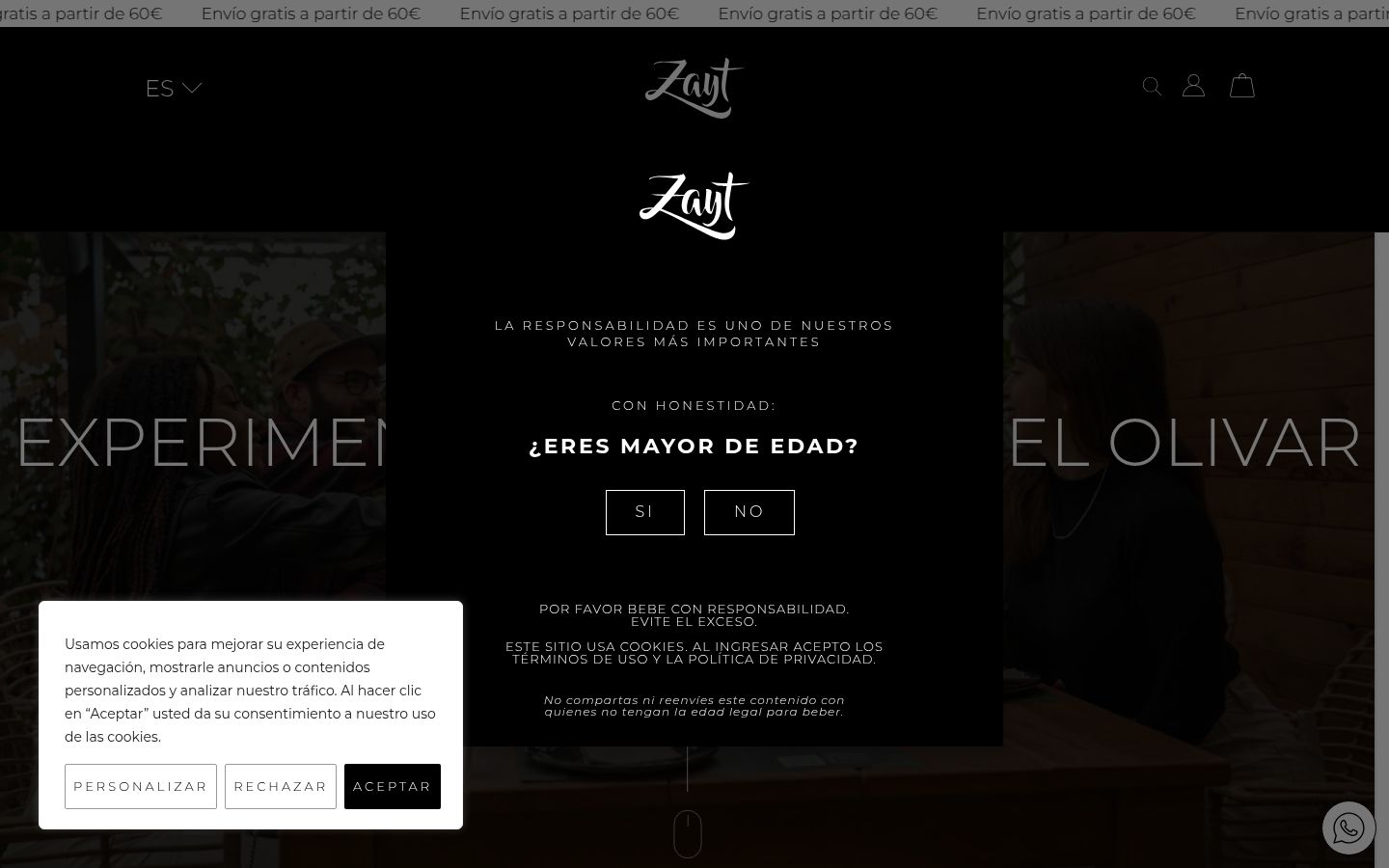 Sutikimo reklamjuostės, rodytos prieš bet kokią sąveiką, ekrano kopija