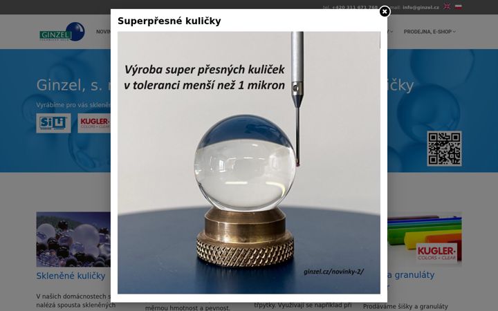 Screenshot of ginzel.cz