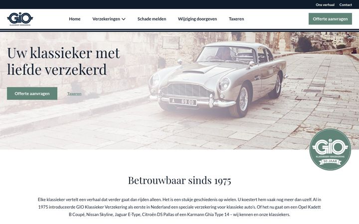 Screenshot of gio.eu