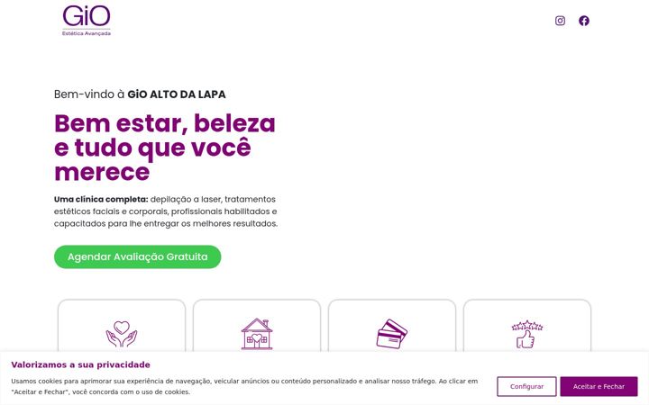 Screenshot of gioaltodalapa.com.br