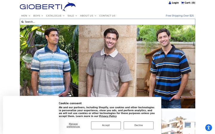 Screenshot of gioberti.com