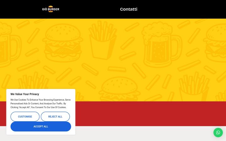 Screenshot of gioburger.it