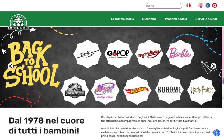 Screenshot of giochipreziosi.it