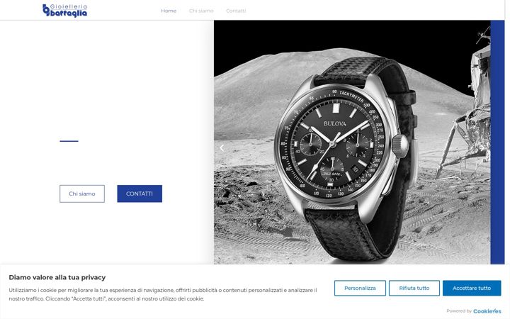 Screenshot of gioielleriabattaglia.com