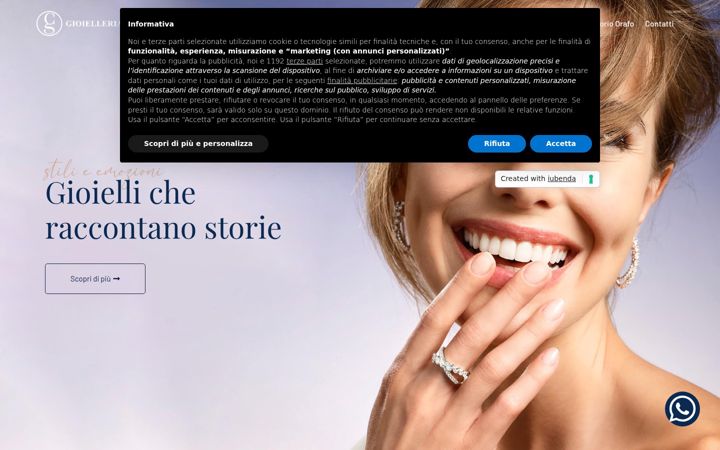Ekraanipilt saidist gioielleriacampoli.it