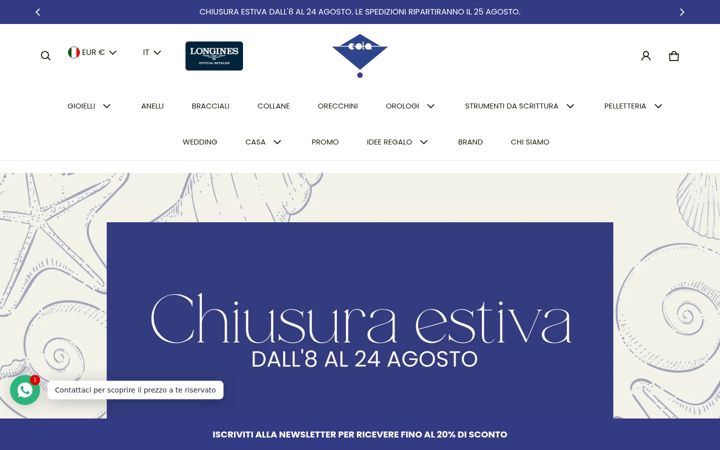 Screenshot of gioielleriacola.it