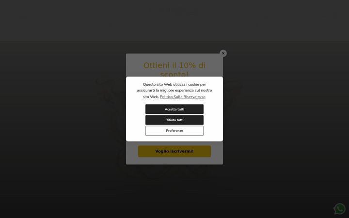 Screenshot of gioielleriafondente.it