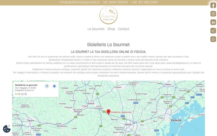 Screenshot of gioiellerialagourmet.com