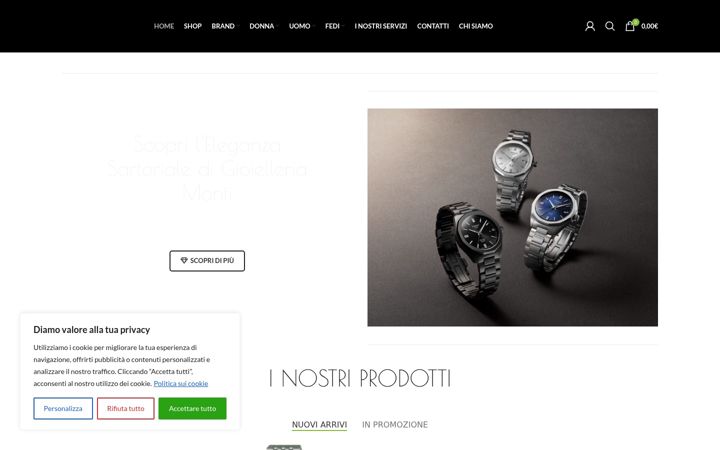 Screenshot of gioielleriamonti.it
