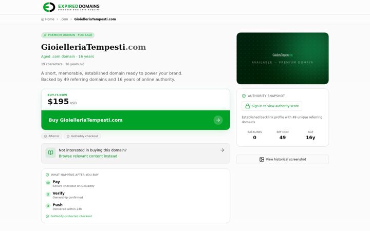 Screenshot of gioielleriatempesti.com
