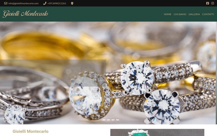 Screenshot of gioiellimontecarlo.com