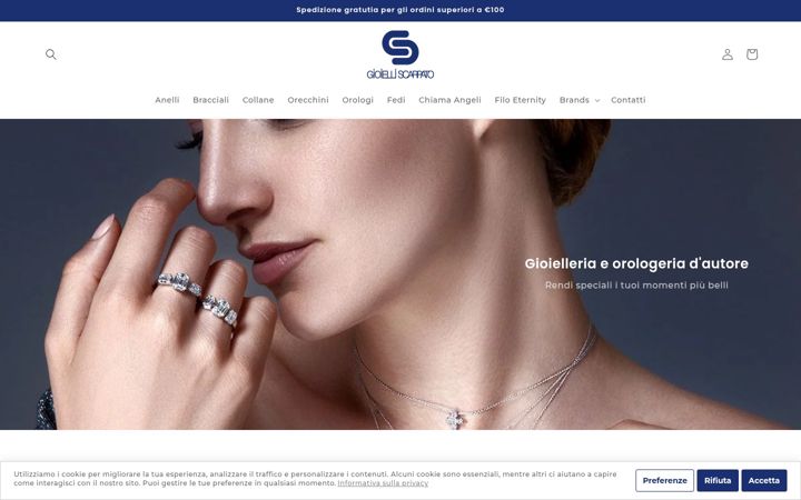 Screenshot of gioielliscarpato.com