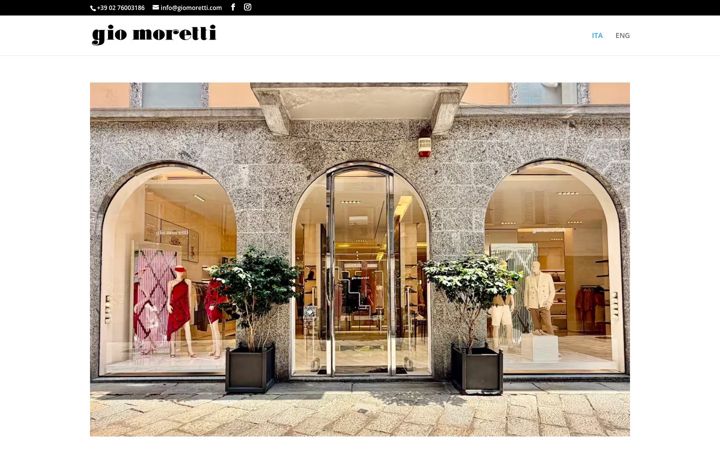 Snimka zaslona za giomoretti.com