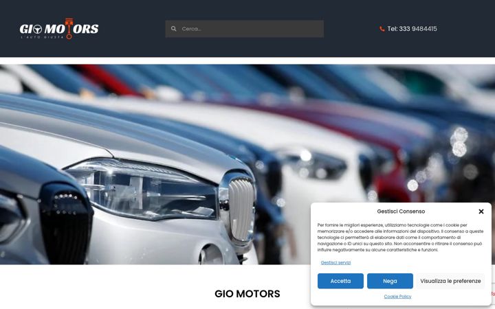 Screenshot of giomotors.it
