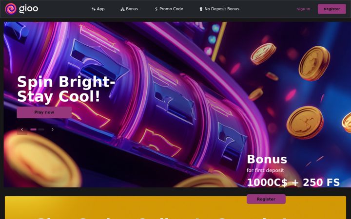 Screenshot of gioo-casino.net